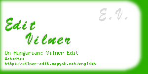 edit vilner business card